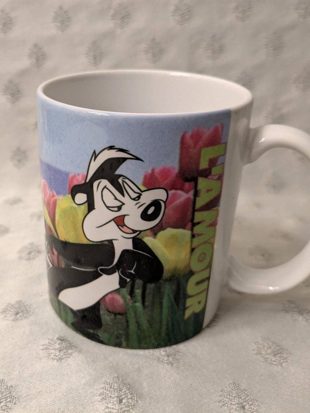 Vintage 1996 Pepe Le Pew Never Used Mug